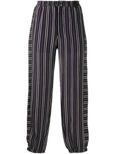 Giorgio Armani спортивные брюки в полоску