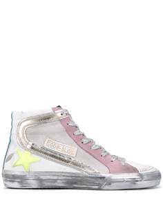 Golden Goose высокие кеды Slide