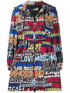 Love Moschino пальто с логотипом