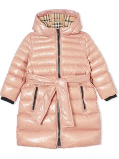 Burberry Kids padded belted coat