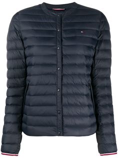 Tommy Hilfiger стеганая куртка без воротника
