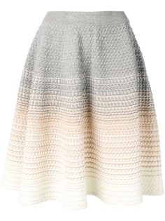 Bottega Veneta трикотажная юбка с градиентным эффектом