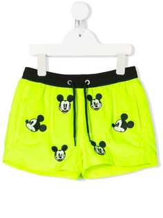 Mc2 Saint Barth Kids плавки-шорты Jean с вышивкой Mickey Mouse