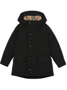 Burberry Kids hooded coat