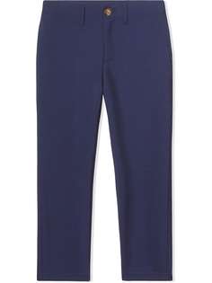 Burberry Kids Wool Mohair Tailored Trousers