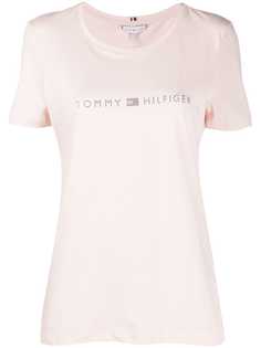 Tommy Hilfiger футболка с декорированным логотипом