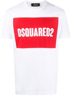 Dsquared2 футболка с круглым вырезом и логотипом