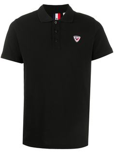 Rossignol рубашка поло с нашивкой-логотипом и короткими рукавами
