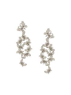 Oscar de la Renta серьги с кристаллами