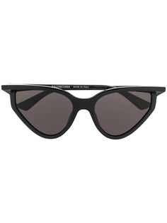 Balenciaga Eyewear солнцезащитные очки в оправе кошачий глаз с логотипом
