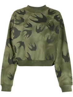 McQ Alexander McQueen укороченная толстовка