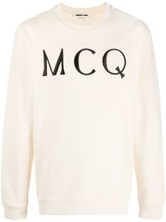 McQ Alexander McQueen толстовка с длинными рукавами и вышитым логотипом