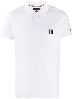 Tommy Hilfiger рубашка поло с нашивкой-логотипом
