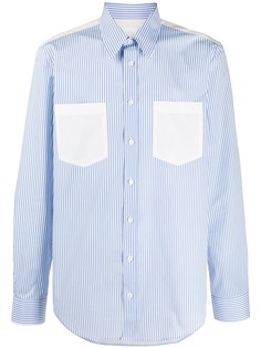 Helmut Lang полосатая рубашка с длинными рукавами