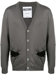 Moschino трикотажный кардиган Monster Hands