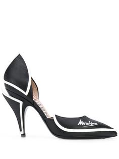 Moschino туфли с контрастным кантом