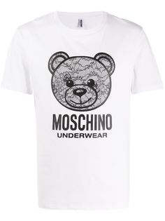 Moschino футболка с принтом Teddy