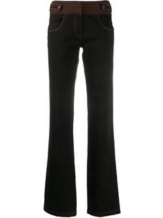 Gianfranco Ferré Pre-Owned джинсы 2000-х годов с контрастной строчкой