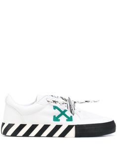 Off-White кроссовки на шнуровке с логотипом