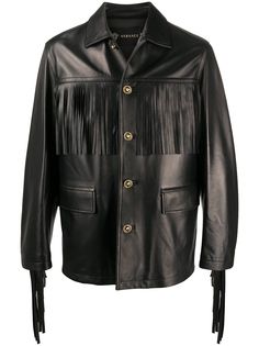 Versace куртка с бахромой