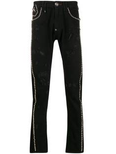 Philipp Plein джинсы Milano с заклепками