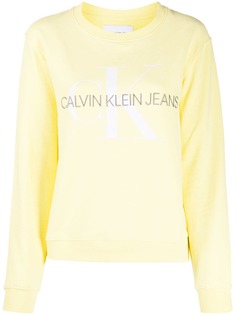 Calvin Klein Jeans толстовка с круглым вырезом и вышитым логотипом