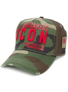 Dsquared2 кепка Icon с камуфляжным принтом