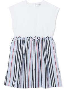 Burberry Kids Icon stripe mini dress