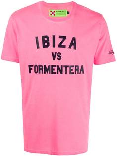 Mc2 Saint Barth футболка с принтом Ibiza vs Formentera