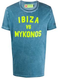 Mc2 Saint Barth футболка с принтом Ibiza vs Mykonos