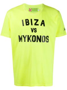 Mc2 Saint Barth футболка с принтом Ibiza vs Mykonos