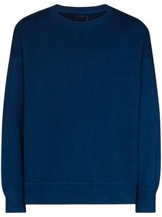 visvim jumbo crew cotton sweatshirt