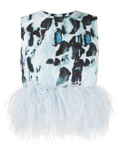 16Arlington топ Dickinson с перьями