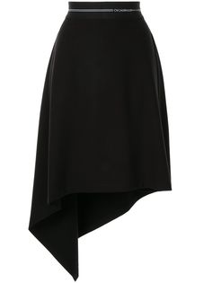 CK Calvin Klein юбка асимметричного кроя с завышенной талией