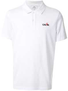 CK Calvin Klein рубашка-поло с вышитым логотипом