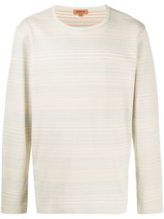Missoni полосатая толстовка с круглым вырезом