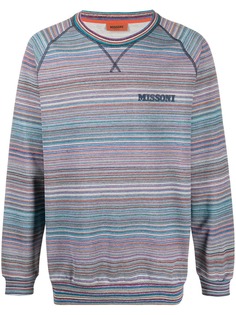 Missoni полосатая толстовка с логотипом