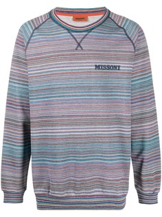 Missoni полосатая толстовка с логотипом