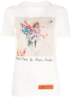 Heron Preston футболка с короткими рукавами и графичным принтом