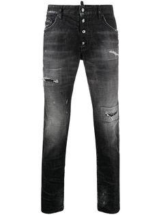 Dsquared2 джинсы кроя слим с эффектом потертости