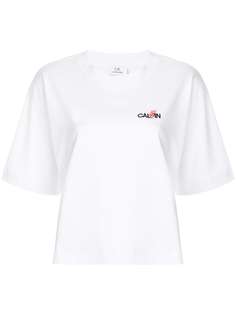 CK Calvin Klein футболка с вышитым логотипом