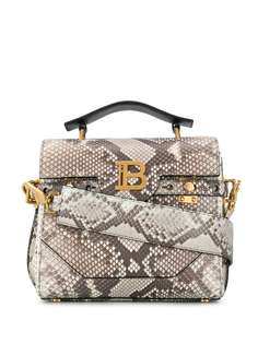 Balmain сумка-тоут с тиснением под змеиную кожу