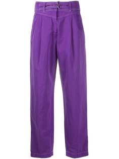 Dries Van Noten Pre-Owned брюки 2000-х годов с контрастной строчкой