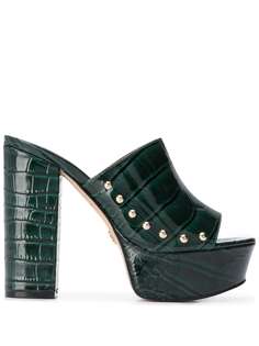 Kurt Geiger London босоножки Bree на платформе с тиснением под крокодила