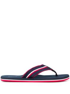Tommy Hilfiger шлепанцы с нашивкой-логотипом