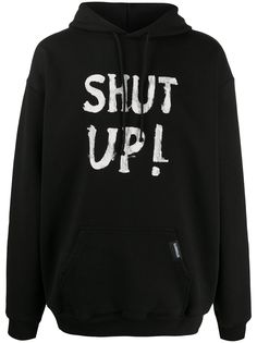 Vetements худи с кулиской и надписью