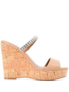 Kurt Geiger London декорированные босоножки Alexia на танкетке