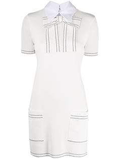 Elisabetta Franchi платье мини с воротником