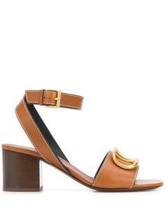 Valentino босоножки Valentino Garavani с логотипом VLogo