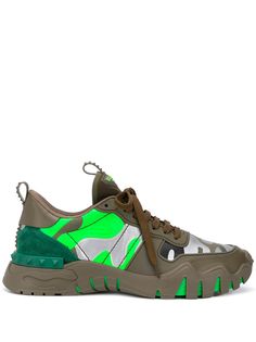 Valentino кроссовки Valentino Garavani Camouflage Rockrunner Plus